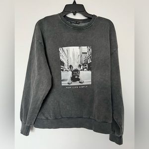 Stradivarius grey women’s sweatshirt